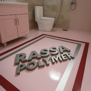 Polyurethane-flooring-first-class-pluperfect-bath-room بهترین کفپوش پلی اورتان برای فضای سرویس بهداشتی