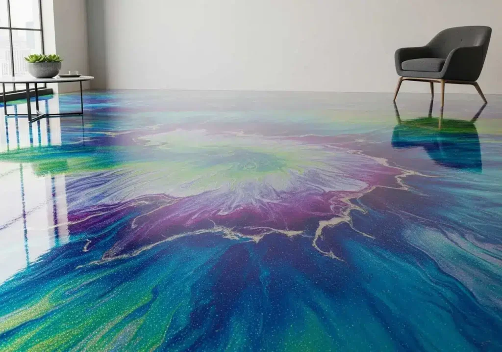 کفپوش اپوکسی سه‌ بعدی